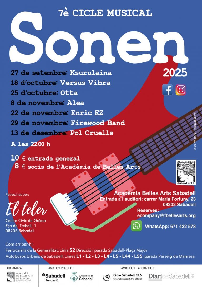 7è Cicle musical SONEN 2025